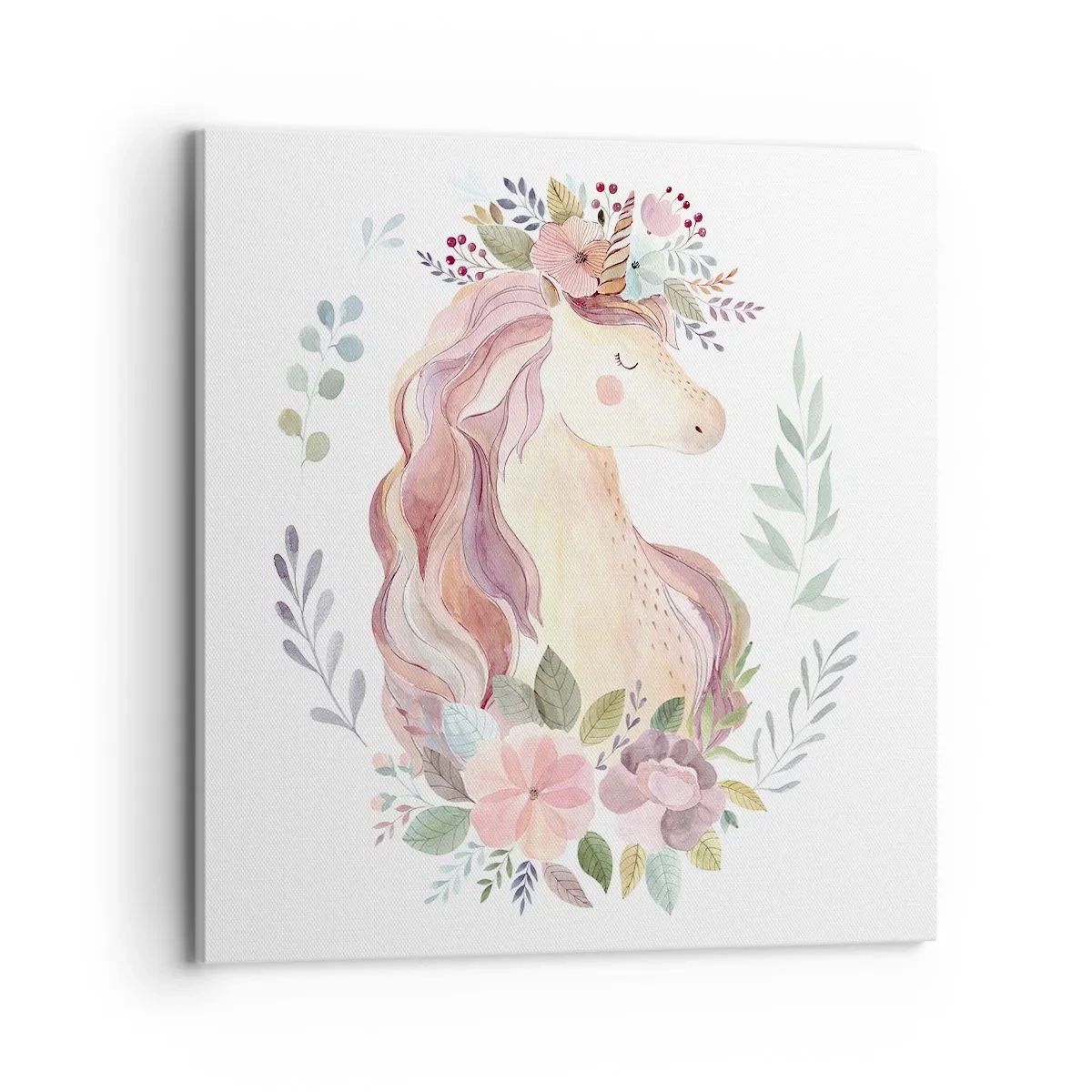 Quadro em tela - Um convite ao mundo dos contos de fadas - 70x70 cm