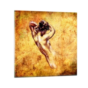 Quadro em vidro - Descoberta, mas ainda um mistério - 50x50 cm