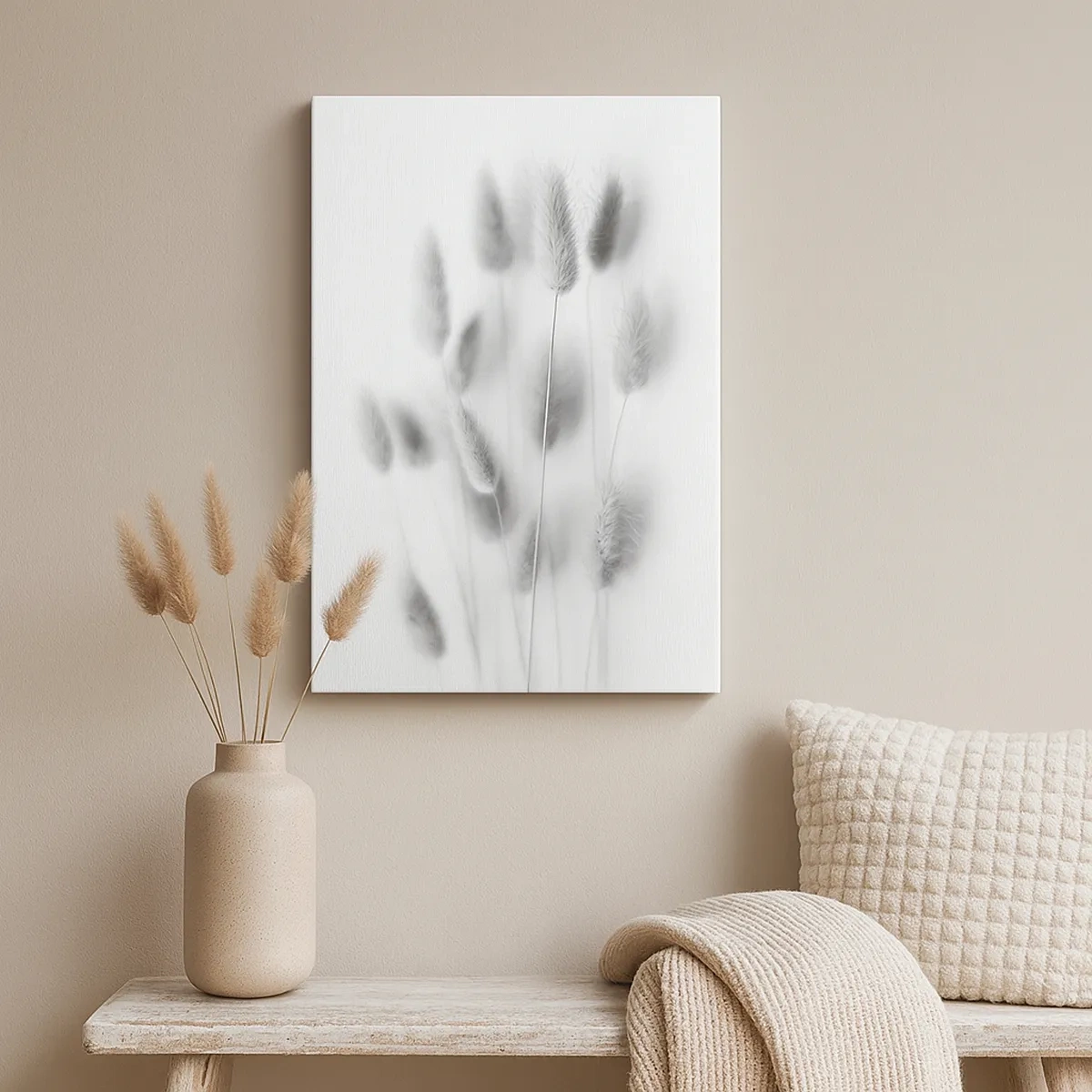 Quadro em tela - Grama fofa - 50x70 cm