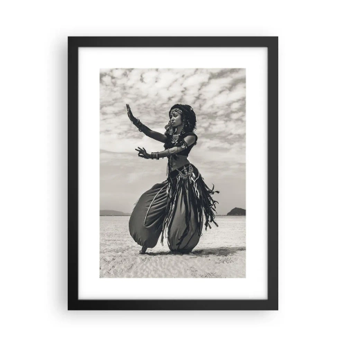 Pôster com moldura preta - Dança das Ilhas do Sul - 30x40 cm