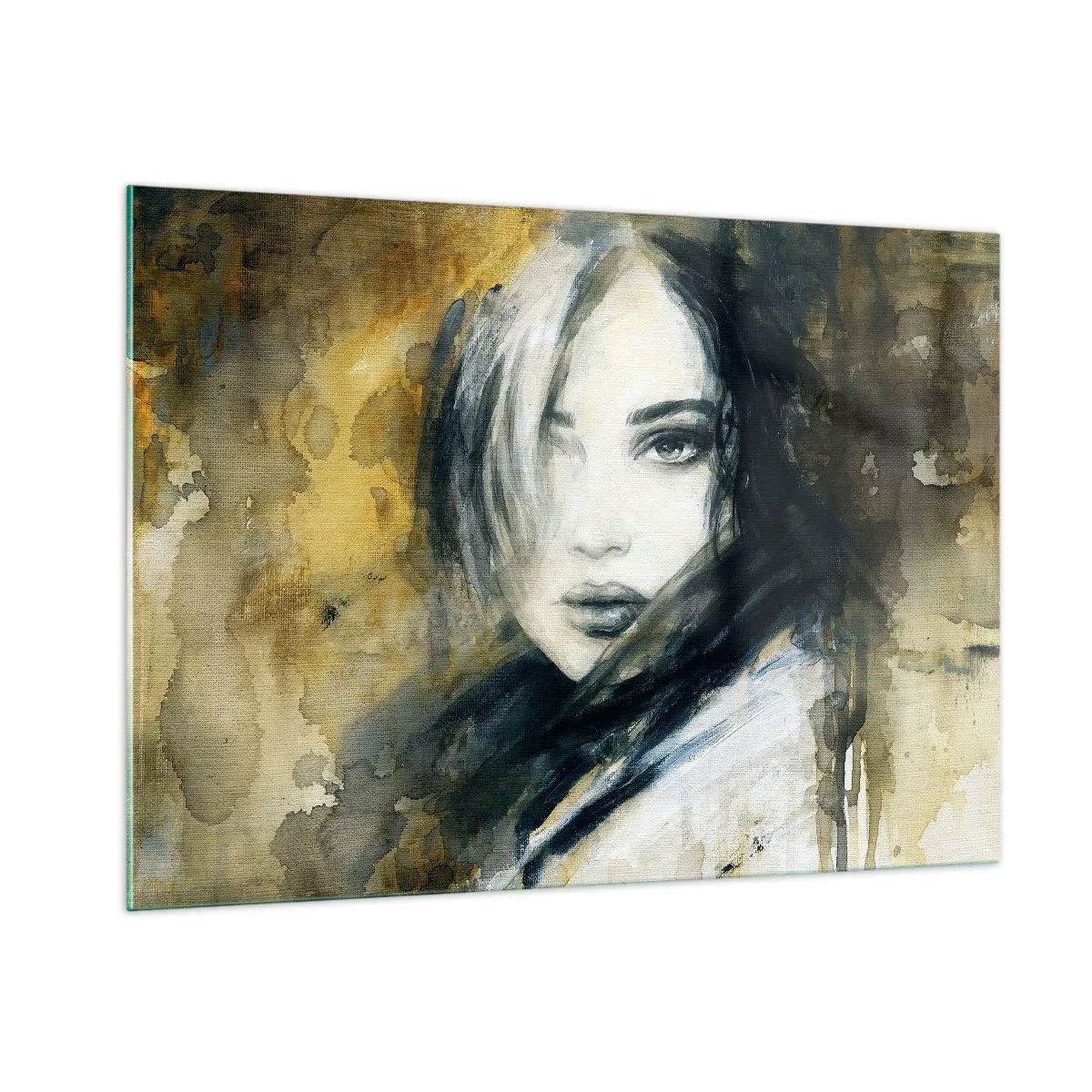 Quadro em vidro - Mais inocente ou sensual? - 100x70 cm