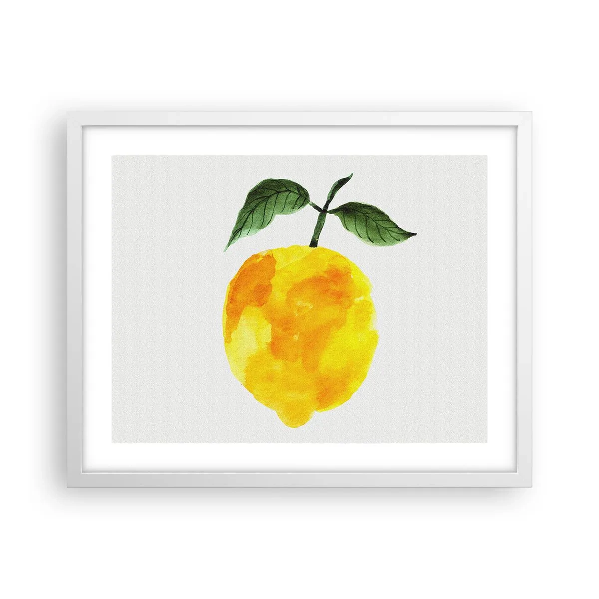 Pôster em moldura branca - Como saborear o sol - 50x40 cm