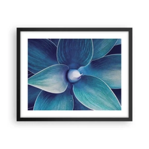 Pôster com moldura preta - O azul do céu - 50x40 cm