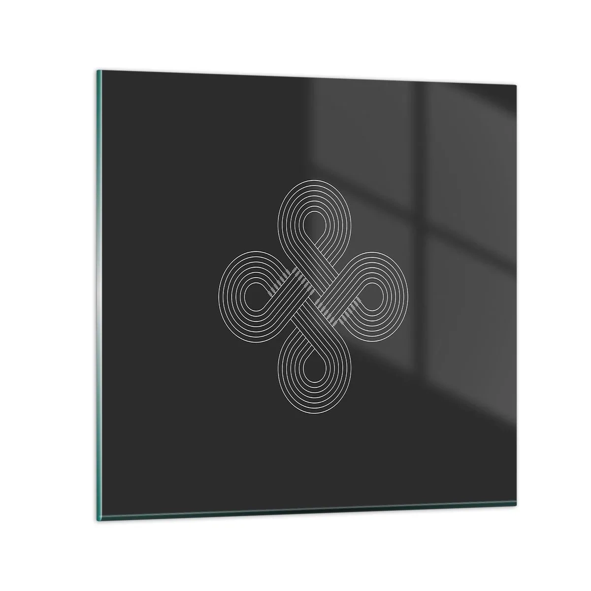 Quadro em vidro - No espírito celta - 70x70 cm