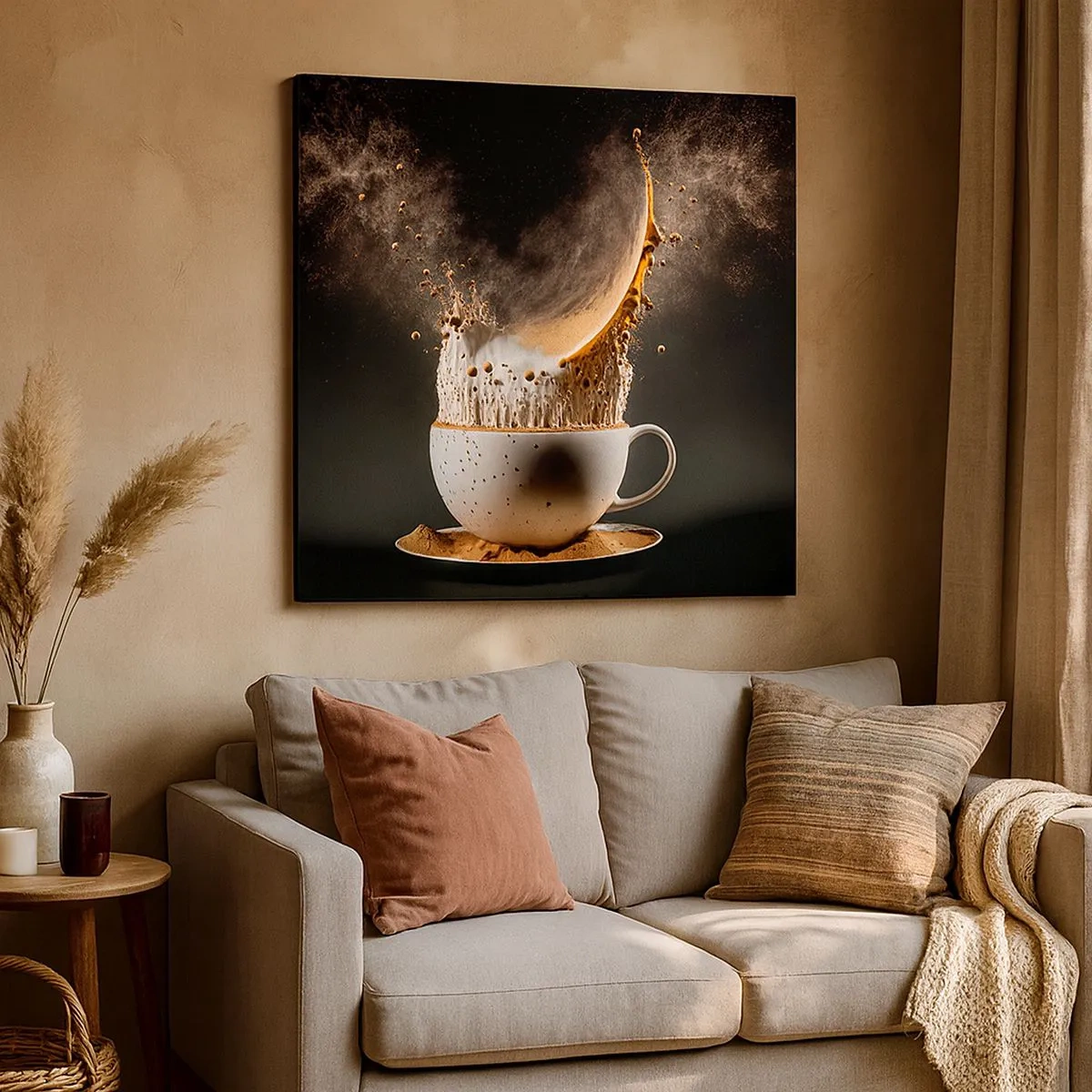 Quadro em tela - Uma explosão de sabor - 30x30 cm