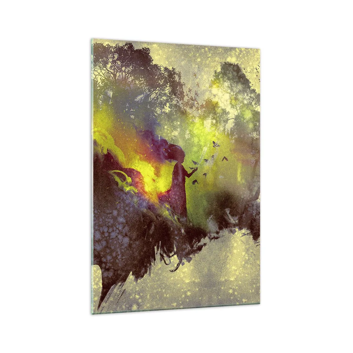 Quadro em vidro - Mãe Natureza - 70x100 cm