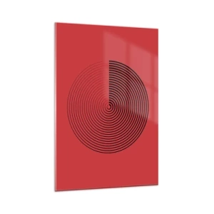 Quadro em vidro - Movimento circular - 80x120 cm