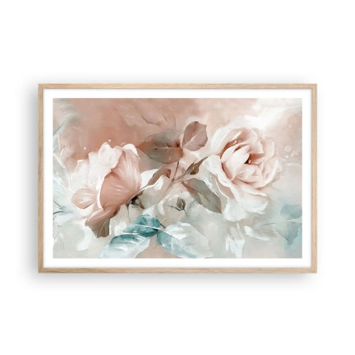 Pôster com moldura de carvalho claro - O espírito do romantismo - 91x61 cm