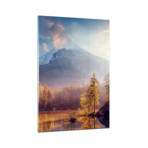 Quadro em vidro - Nas montanhas e vales - 80x120 cm