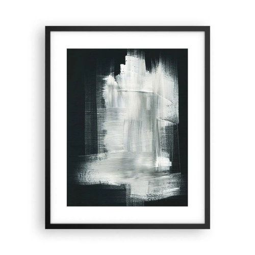 Pôster com moldura preta - Entrelaçado na vertical e horizontal - 40x50 cm