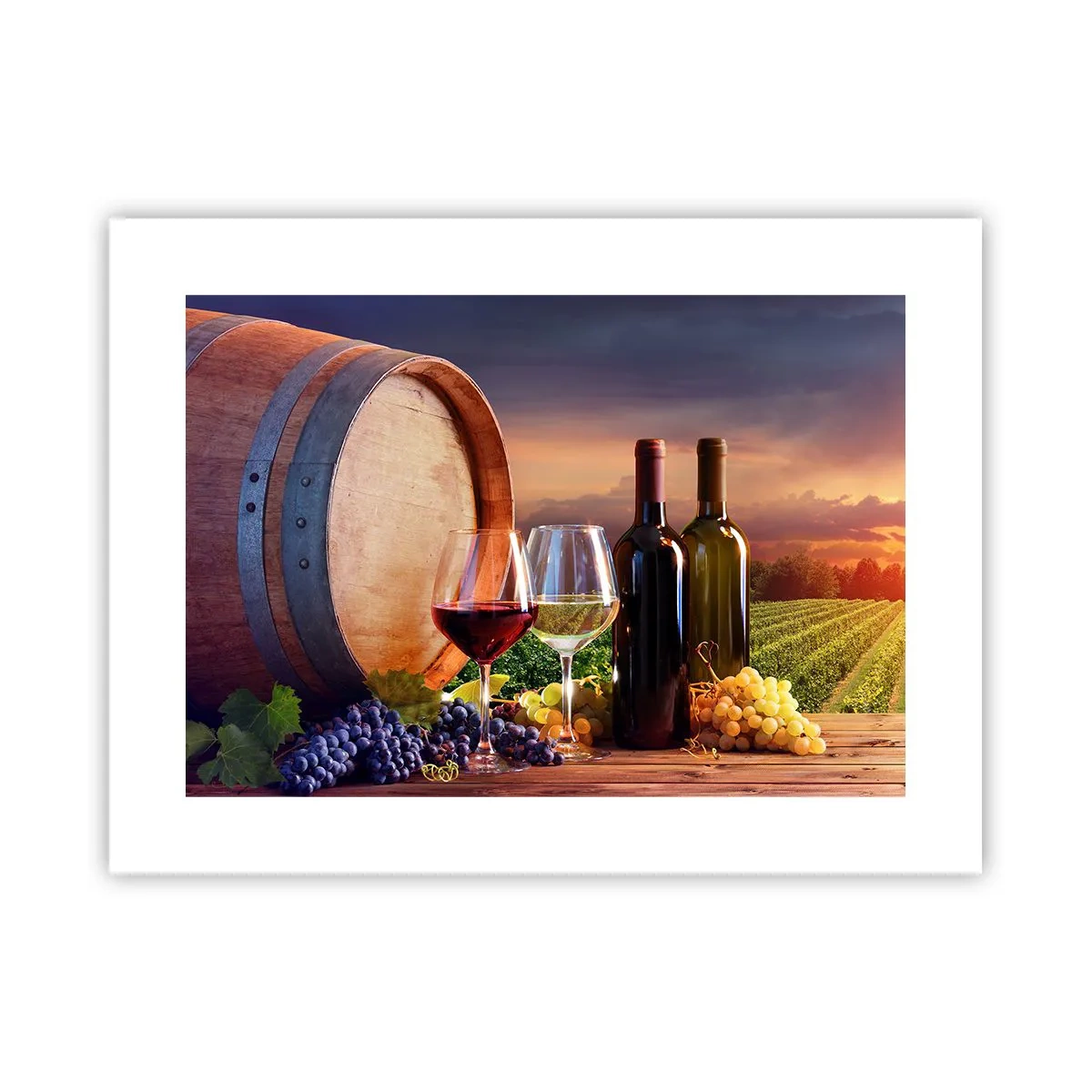 Pôster - Aqui a vida tem um sabor - 40x30 cm