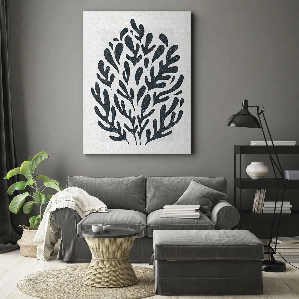 Quadro em tela - Formas da natureza - 50x70 cm