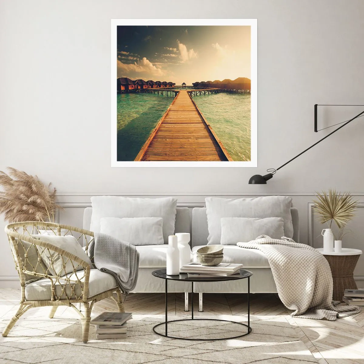 Pôster - Um convite caloroso - 50x50 cm