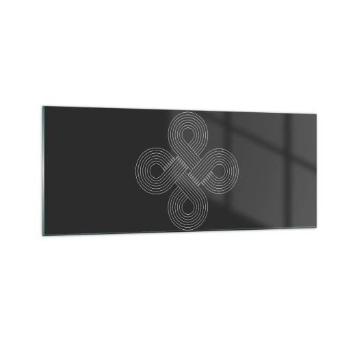 Quadro em vidro - No espírito celta - 100x40 cm