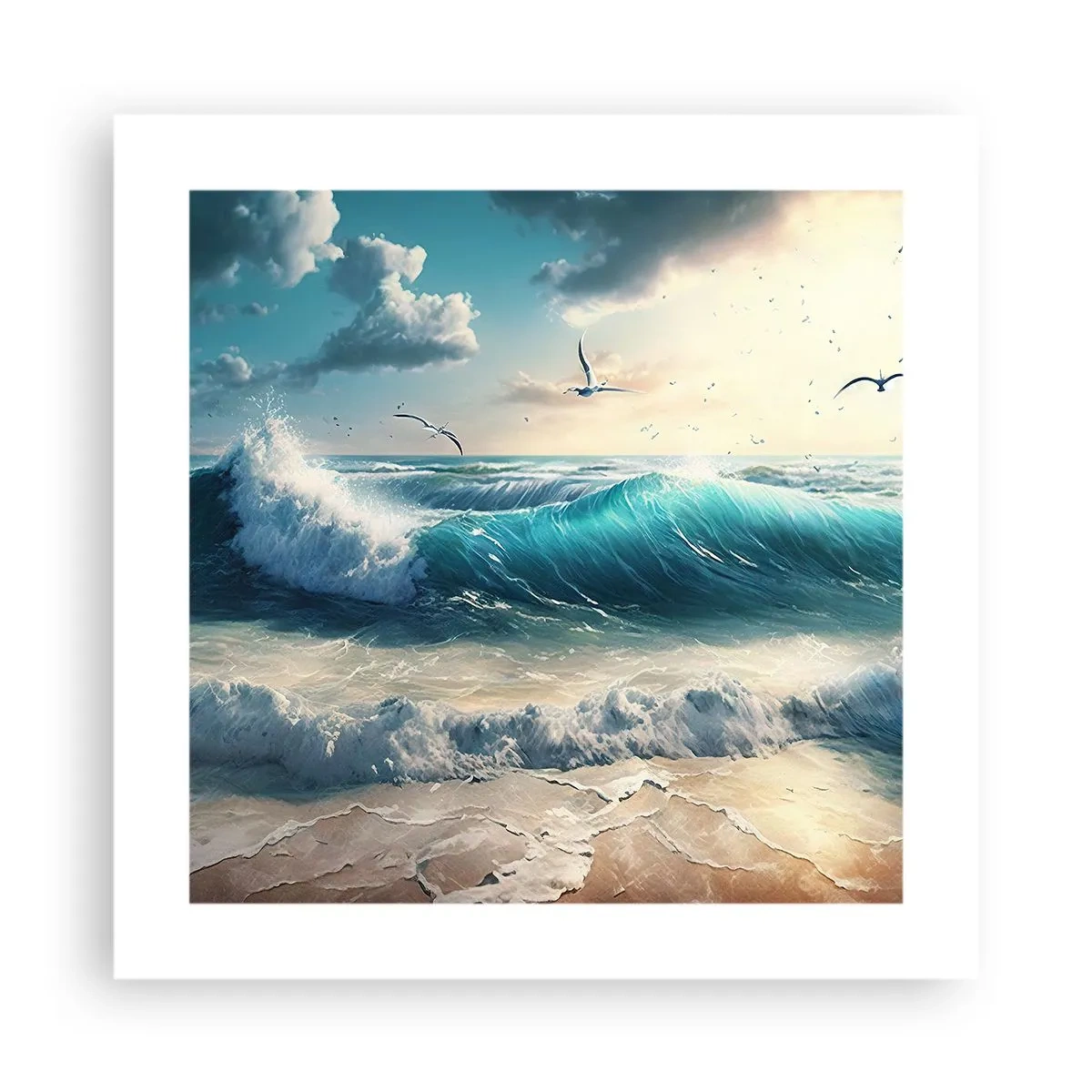 Pôster - Cantarola apenas para si - 40x40 cm