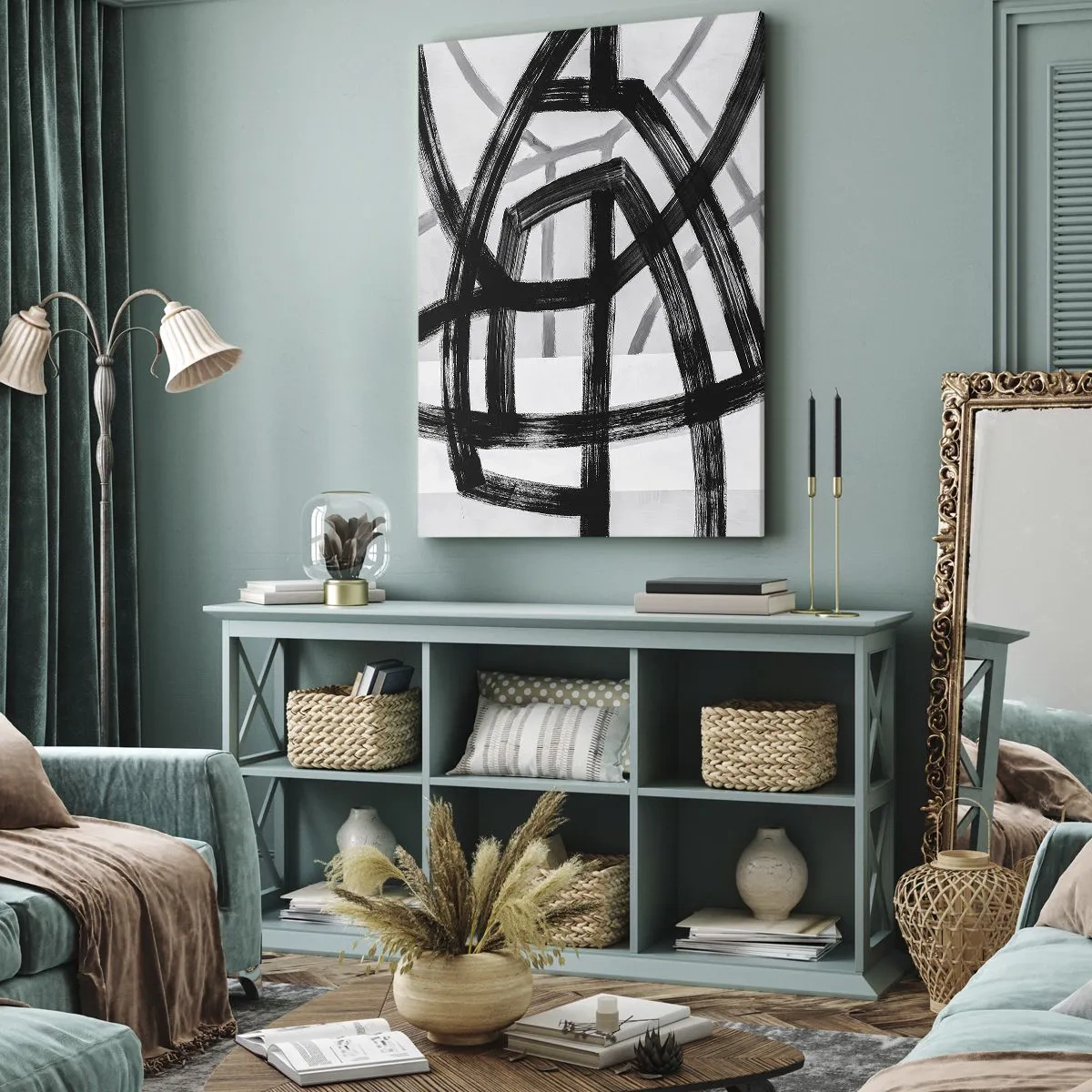 Quadro em tela - Profundidade de construção - 70x100 cm