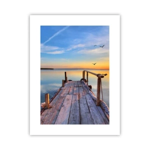 Pôster - Caminhando em direção ao sol - 30x40 cm