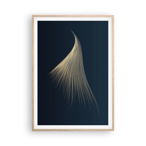 Pôster com moldura de carvalho claro - Como o cabelo de um anjo - 70x100 cm