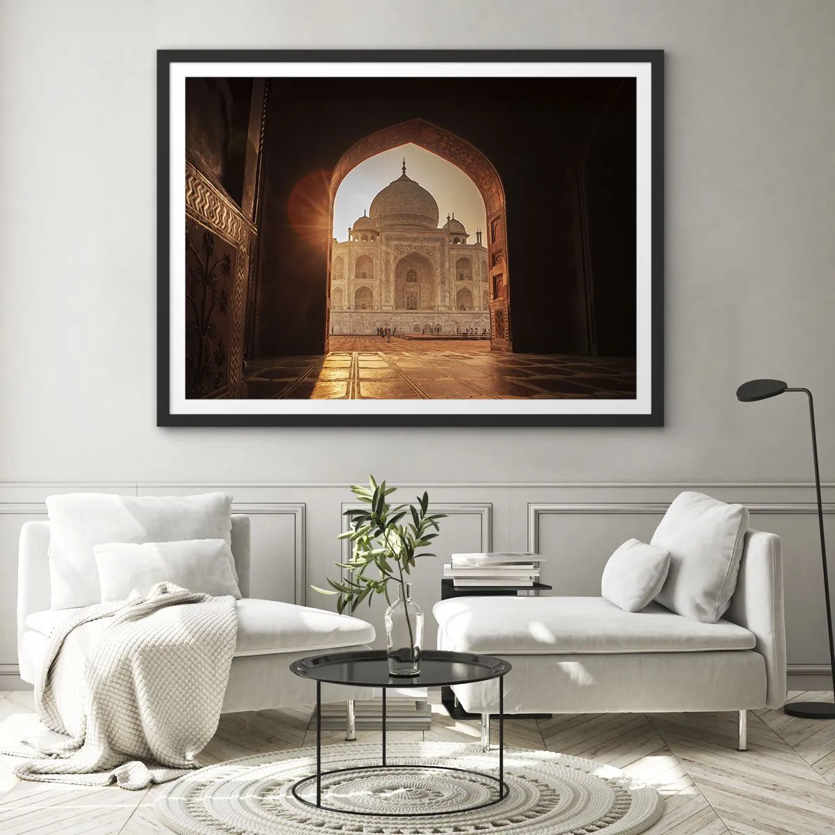 Pôster com moldura preta - Monumento ao amor sobrenatural - 70x50 cm