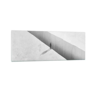 Quadro em vidro - Um objetivo claro - 140x50 cm