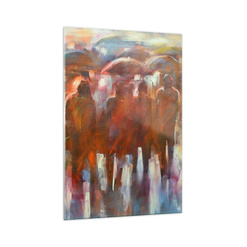 Quadro em vidro - Iguais na chuva e no nevoeiro - 70x100 cm