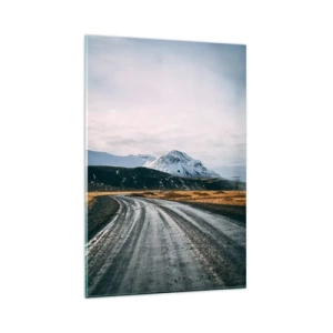 Quadro em vidro - No clima islandês - 80x120 cm