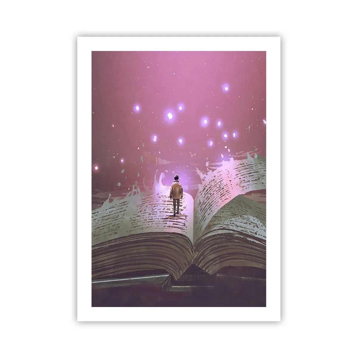 Pôster - Um convite para outro mundo - leia! - 50x70 cm