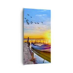 Quadro em tela - Adeus, até amanhã - 65x120 cm