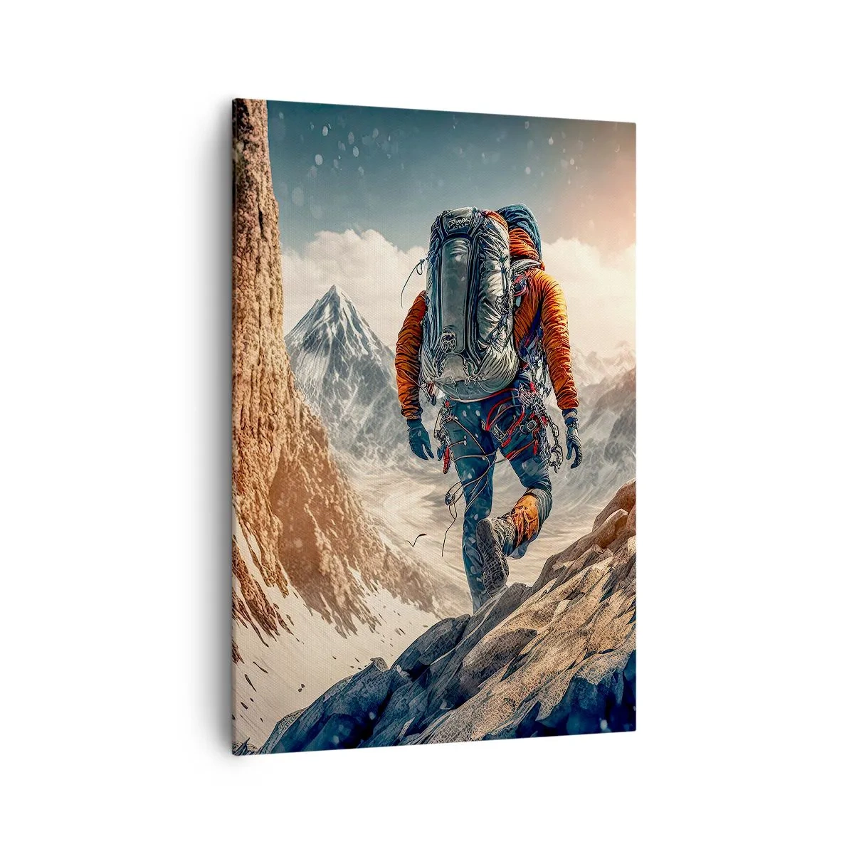 Quadro em tela - Guerreiro solitário - 70x100 cm