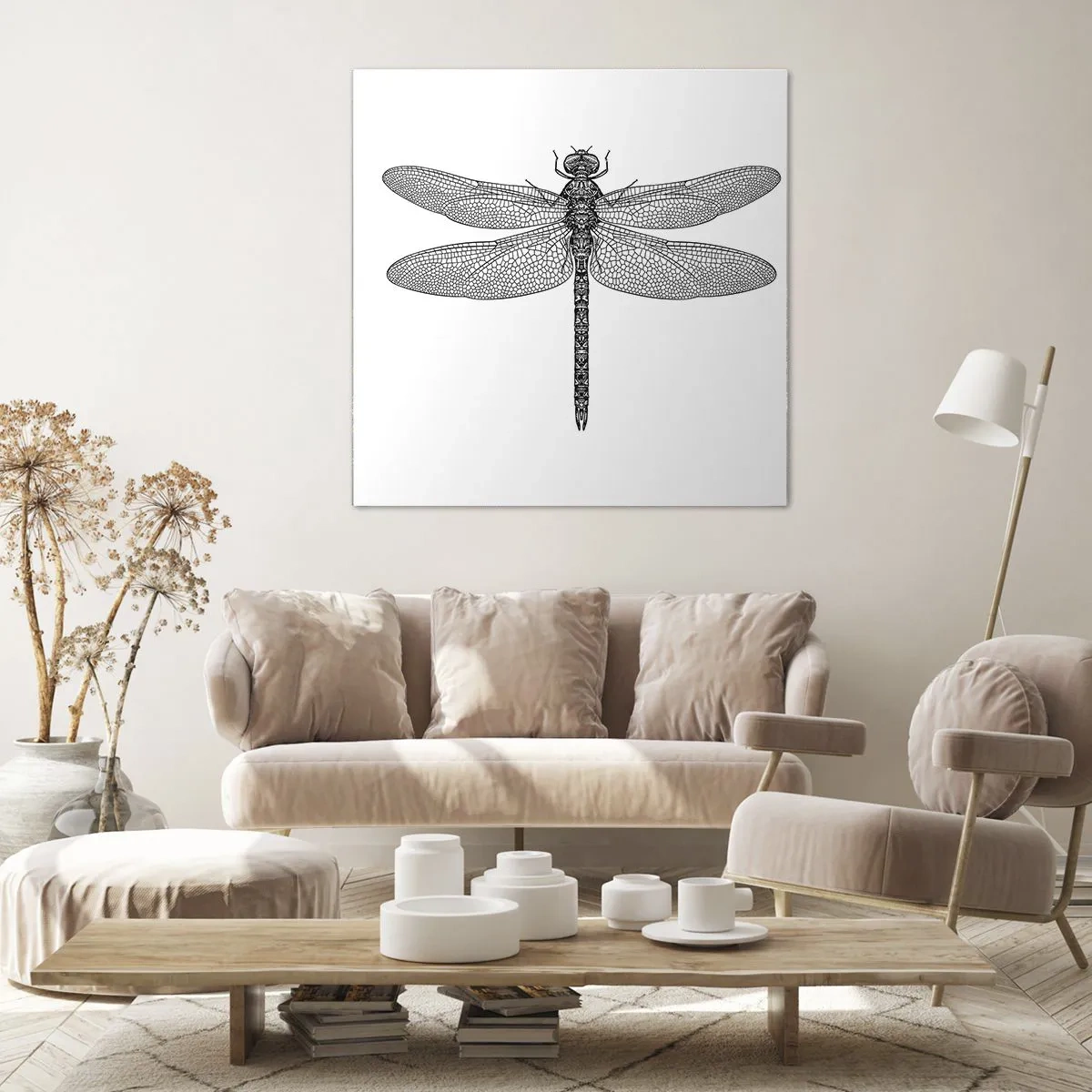 Quadro em tela - Precisão da natureza - 40x40 cm