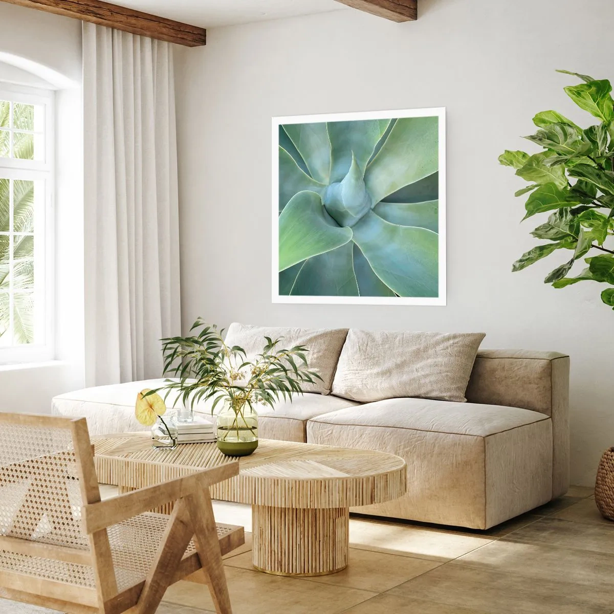 Pôster - O nascimento da vegetação - 60x60 cm