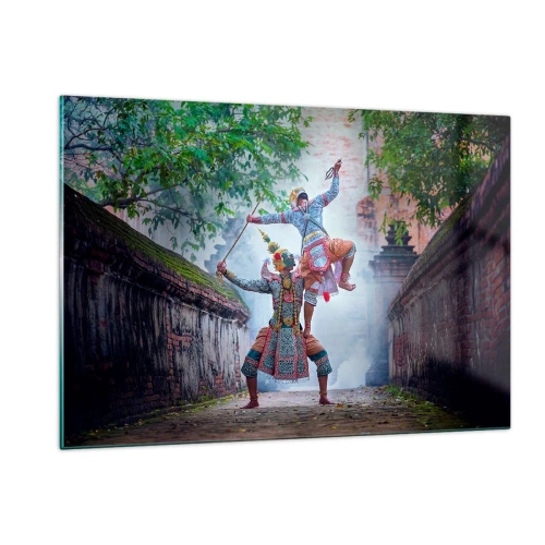 Quadro em vidro - Uma dança de beleza mortal - 120x80 cm
