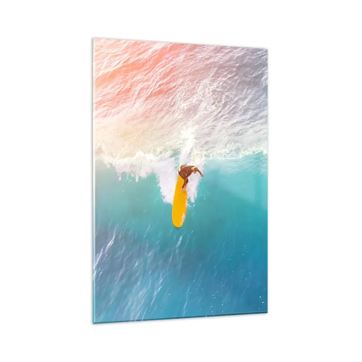 Quadro em vidro - Cavaleiro oceânico - 80x120 cm