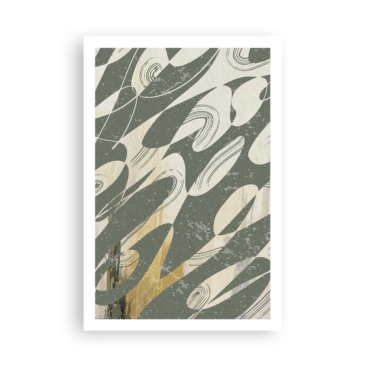 Pôster - Abstração rítmica - 61x91 cm