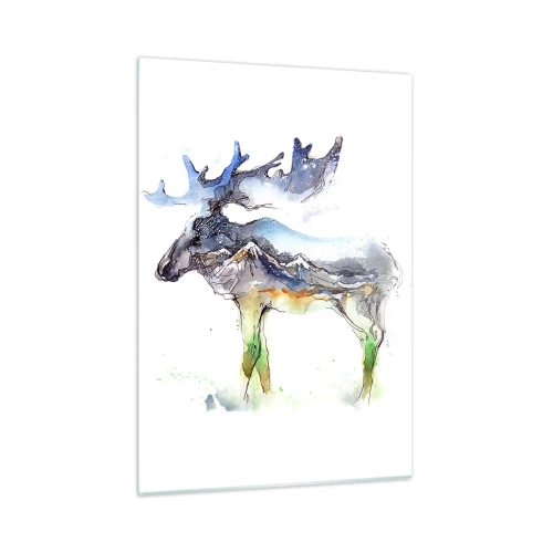 Quadro em vidro - O herói do conto de inverno - 50x70 cm