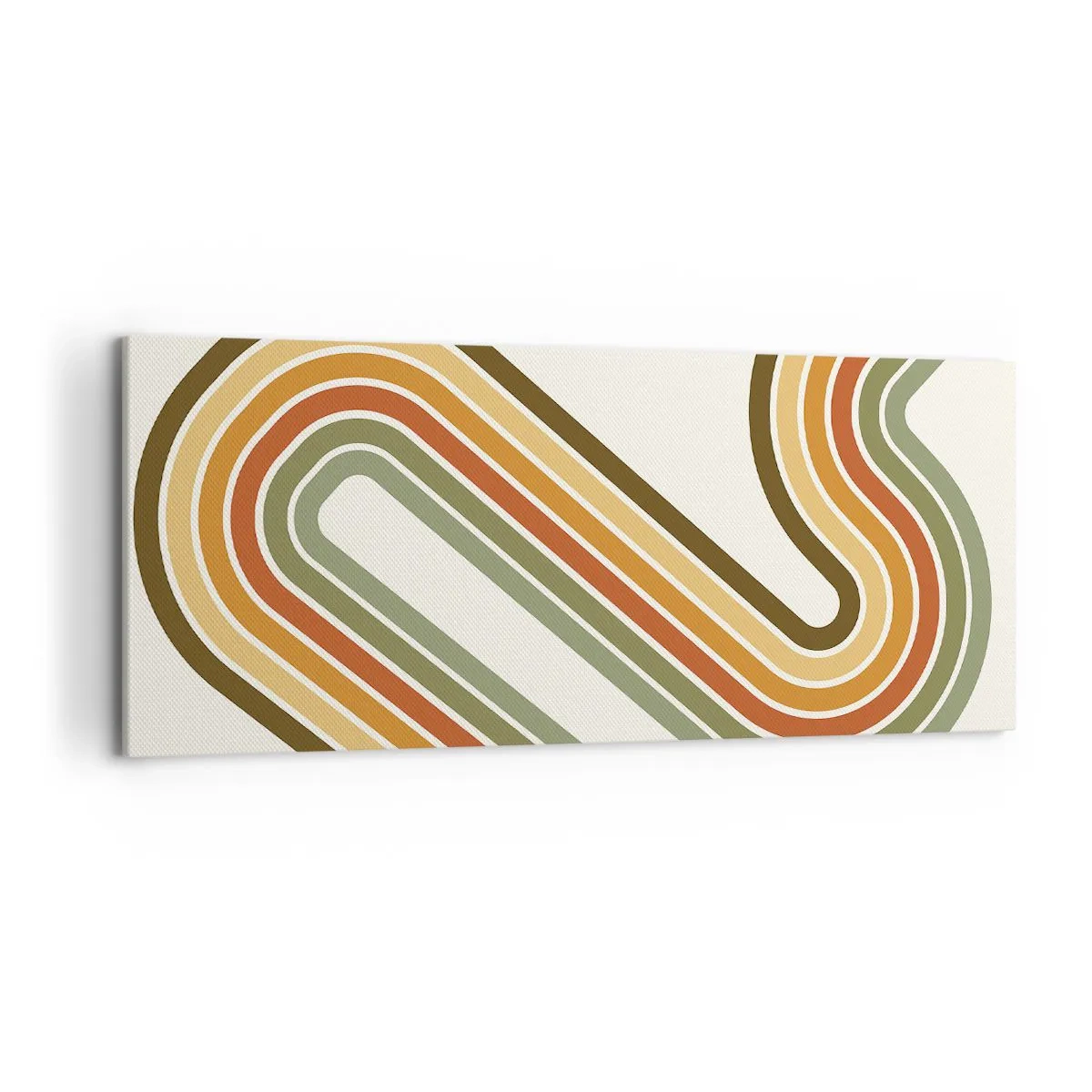 Quadro em tela - Ziguezague para o destino - 120x50 cm