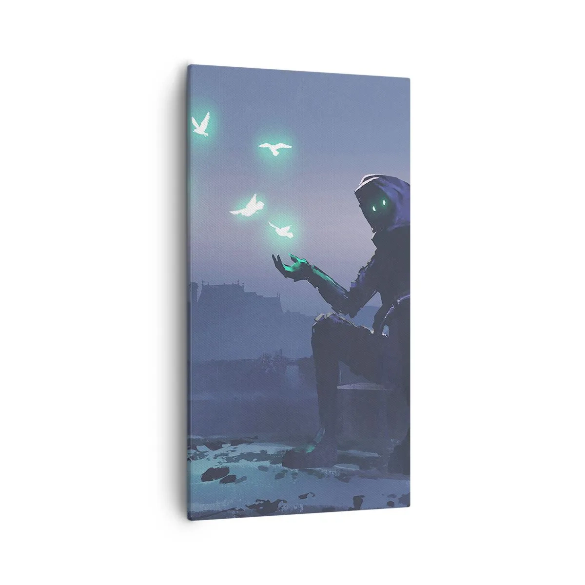 Quadro em tela - A vida vai voltar - 55x100 cm