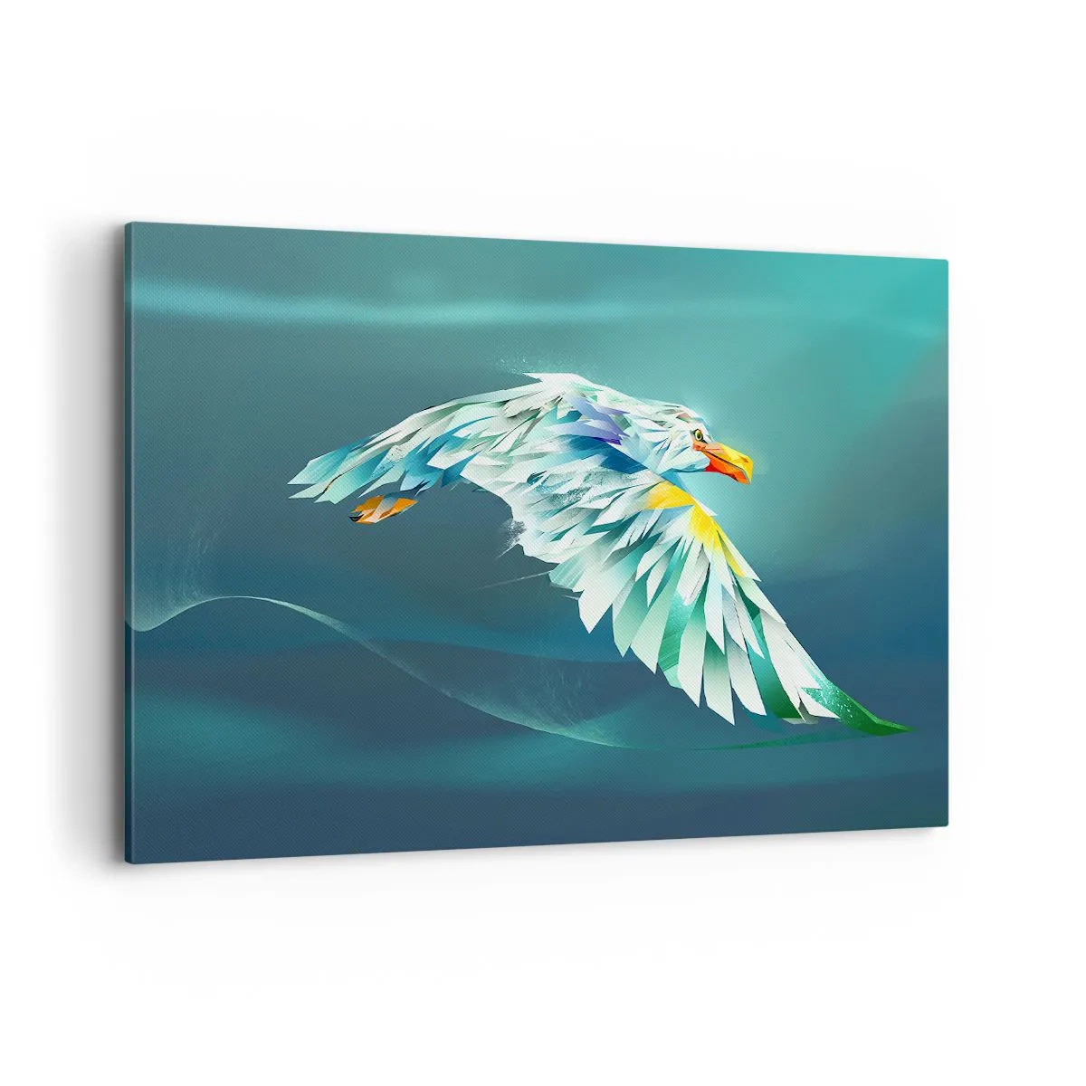 Quadro em tela - O poder da águia - 120x80 cm