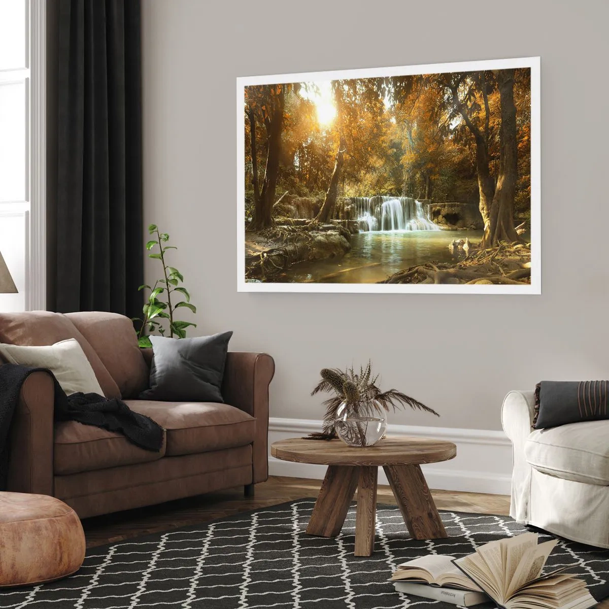 Pôster - A cascata do parque - 100x70 cm