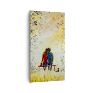 Quadro em tela - Um momento mágico - 65x120 cm