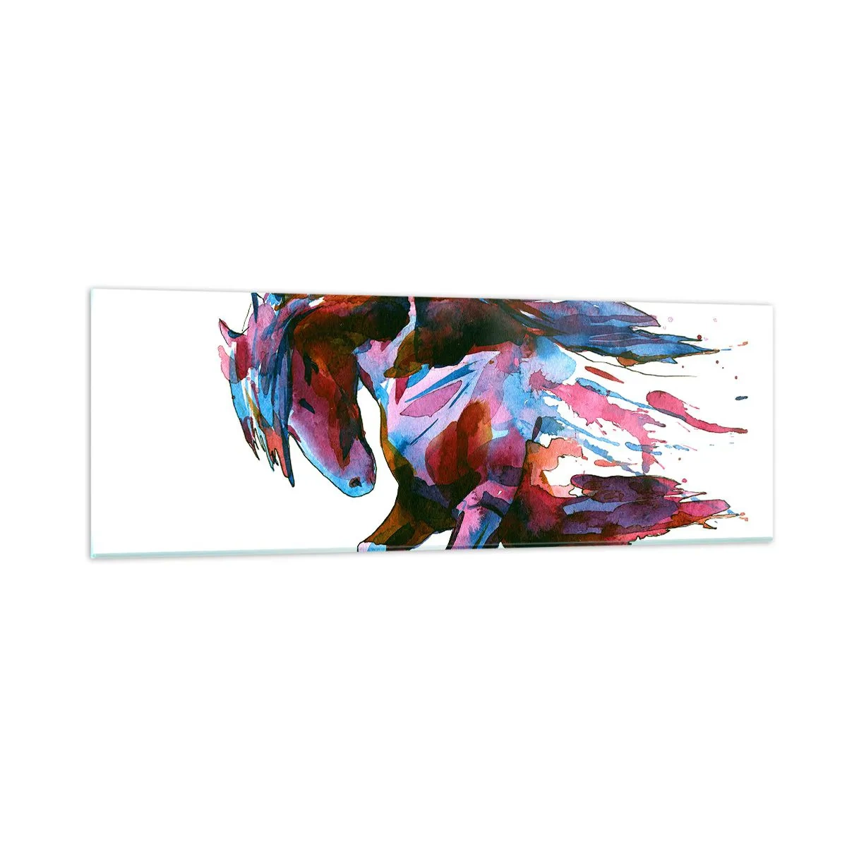 Quadro em vidro - Em êxtase - 90x30 cm