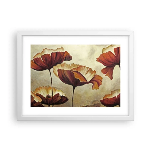 Pôster em moldura branca - Prados e pradarias - 40x30 cm