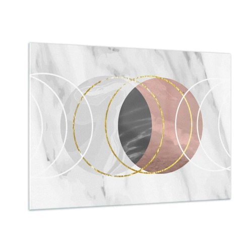 Quadro em vidro - Música das esferas - 100x70 cm