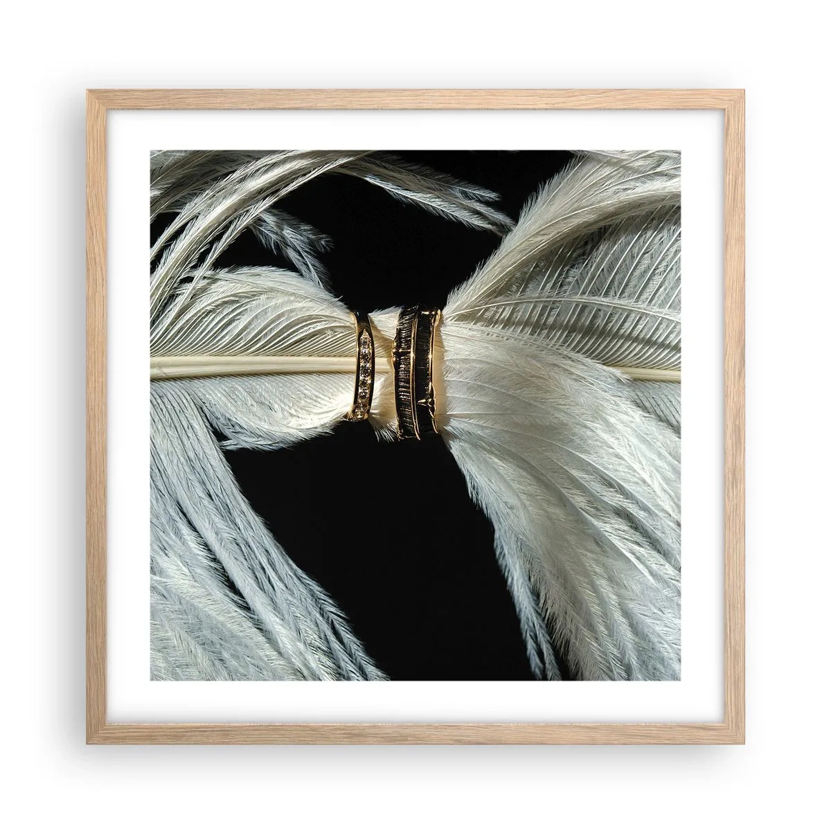 Pôster com moldura de carvalho claro - ...todos os dias da nossa vida... - 50x50 cm