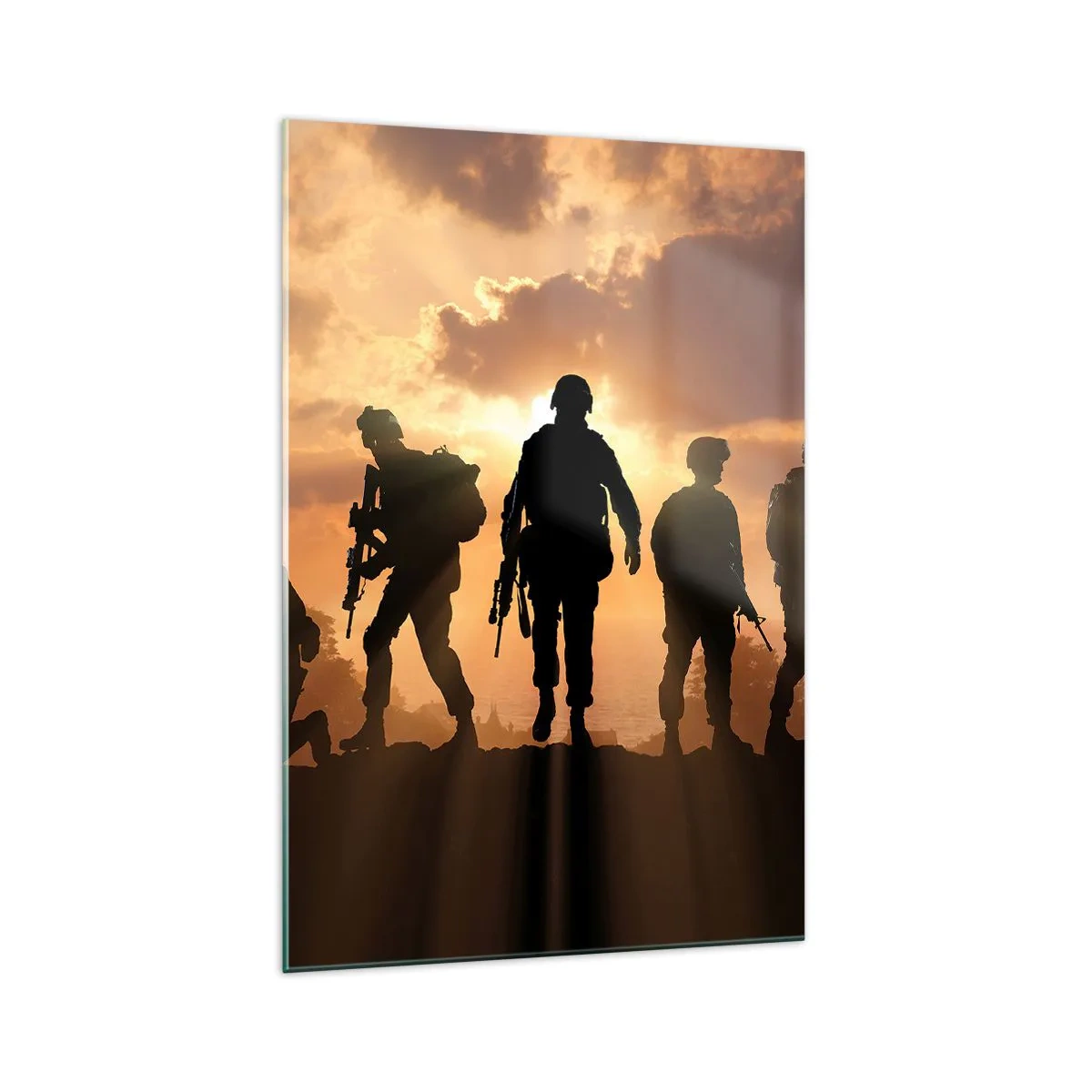 Quadro em vidro - Brothers in arms - 70x100 cm