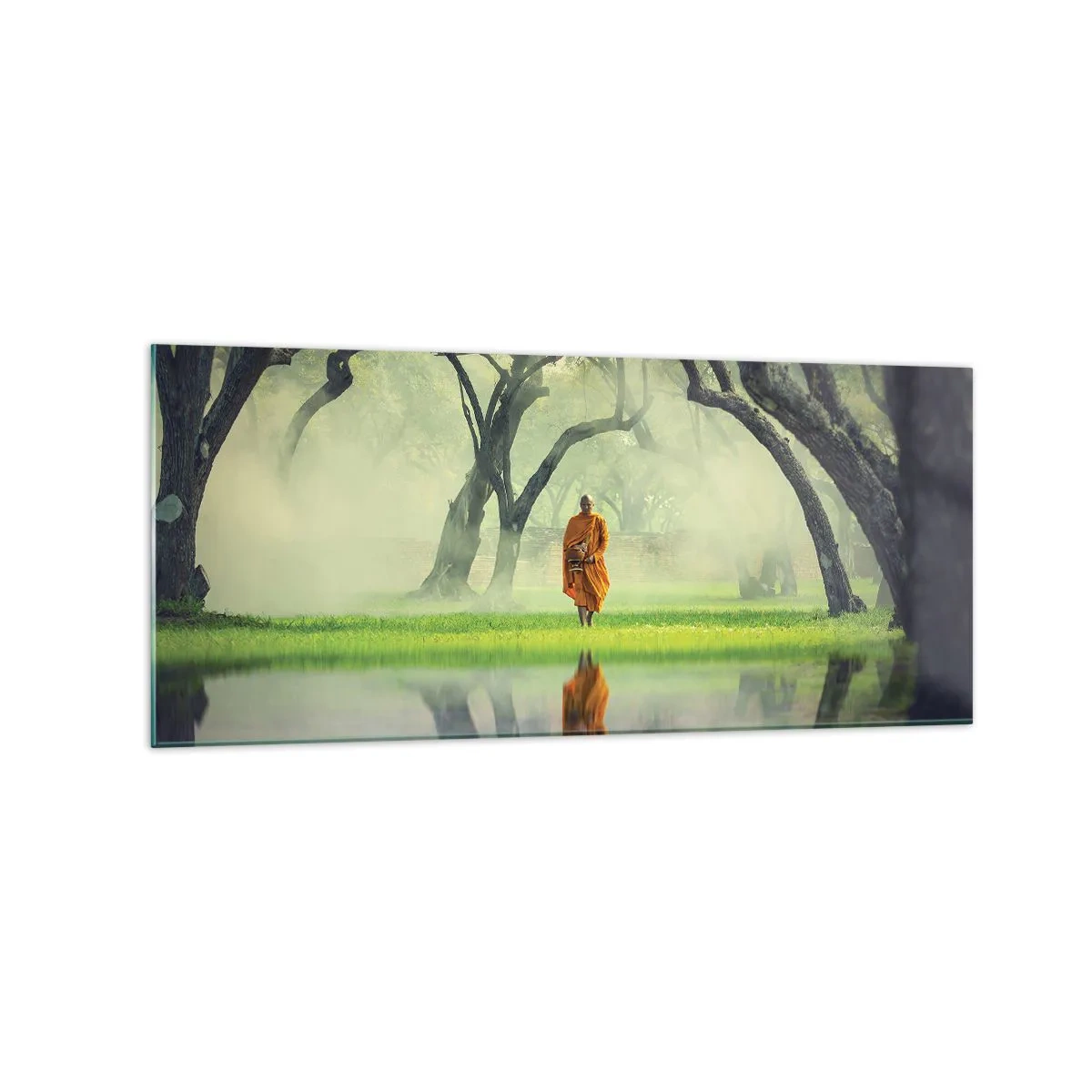 Quadro em vidro - A caminho da iluminação - 120x50 cm