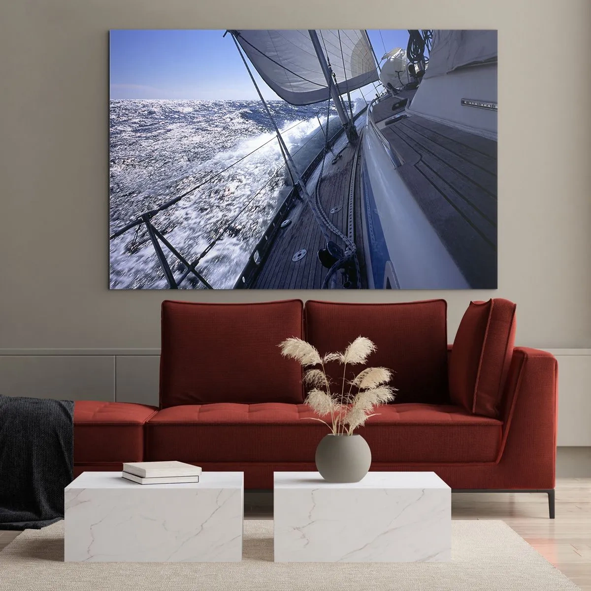 Quadro em vidro - Eu sei o que é ser um pássaro - 120x80 cm