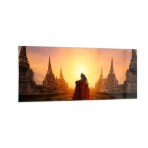 Quadro em vidro - Em paz para a eternidade - 100x40 cm