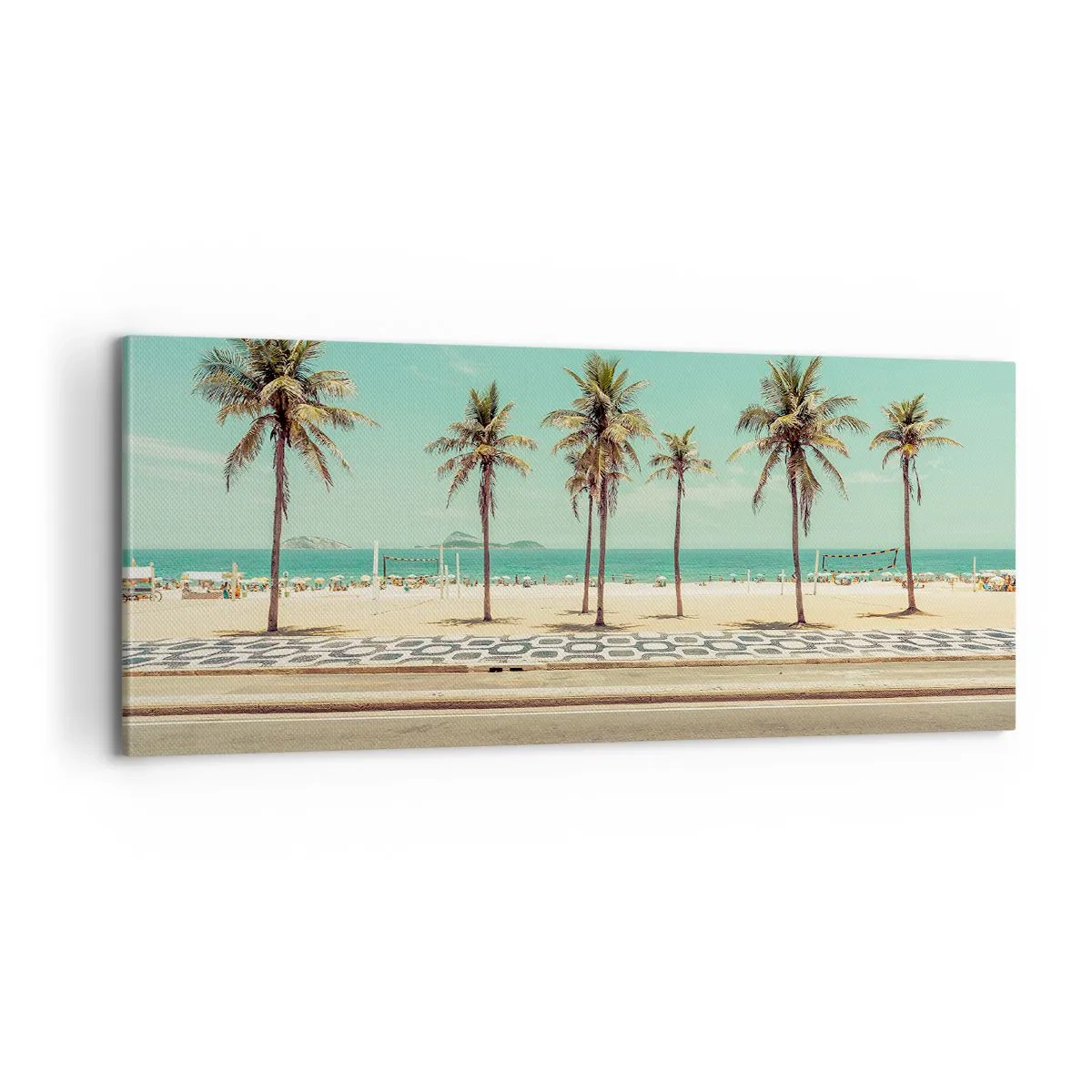 Quadro em tela - Em guarda da praia - 100x40 cm