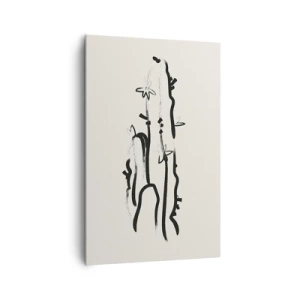 Quadro em tela - Erva florida - 80x120 cm